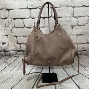 Mathew +‎ Julian Satchel with Top Zipper Crossbody Strap Blush Pink Flawed